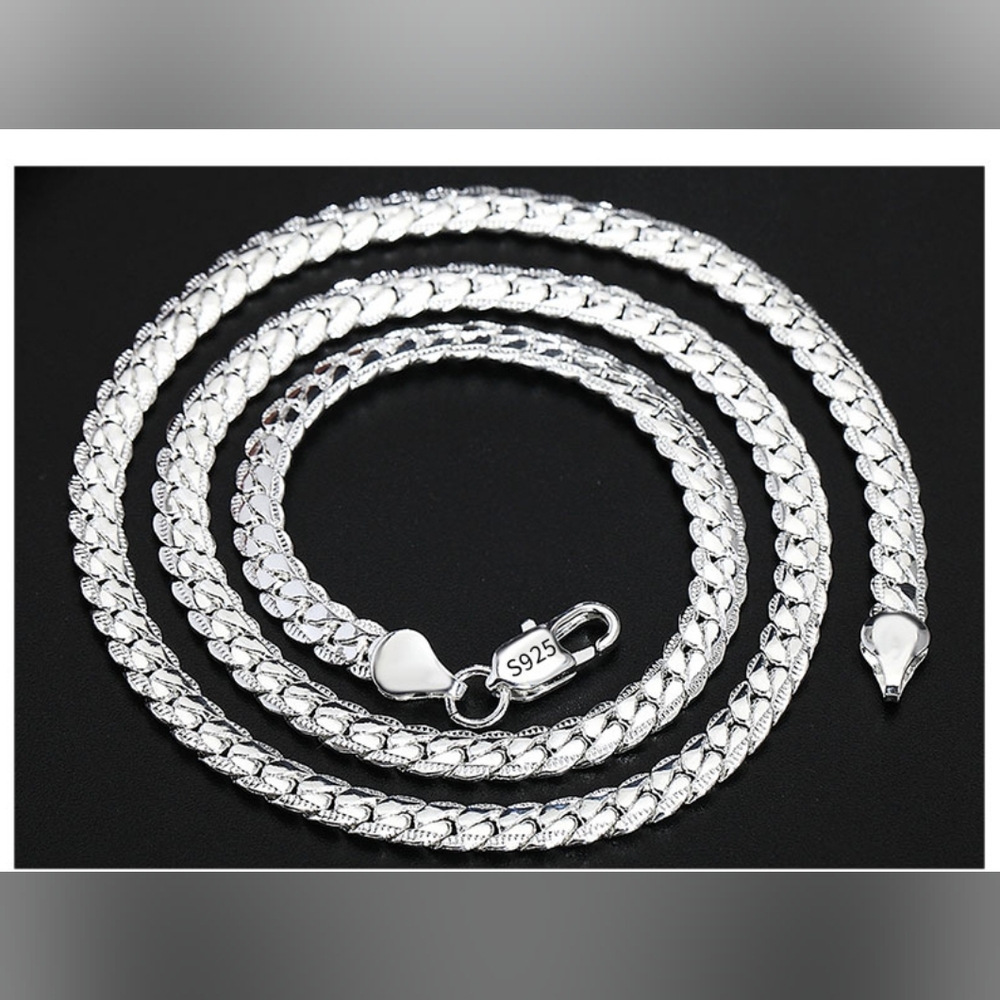 Sterling silver necklace - Picture 3 of 8